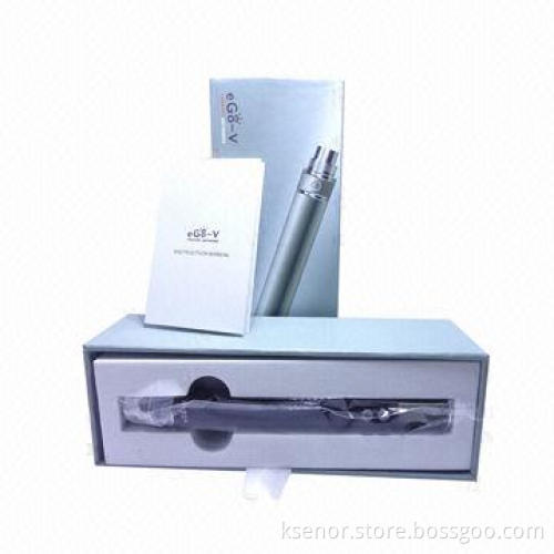 Variable Voltage eGo-VV E-cigarette with USB Pass Through, 650/900/1,100mAh Capacity